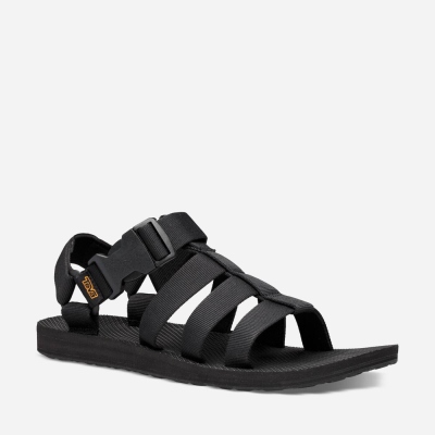 Teva Original Dorado - Men's Teva Hiking Sandals - Black | India (NIOZ31627)